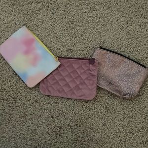 3 makeup bags from Ipsy